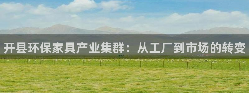 杏宇注册登陆：开县环保家具产业集群：从工厂到市场的转变