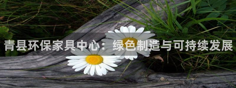 杏宇官网登陆：青县环保家具中心：绿色制造与可持续发展