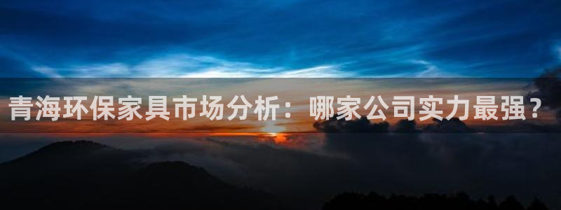杏宇平台的专用通道：青海环保家具市场分析：哪家公司实力最强？